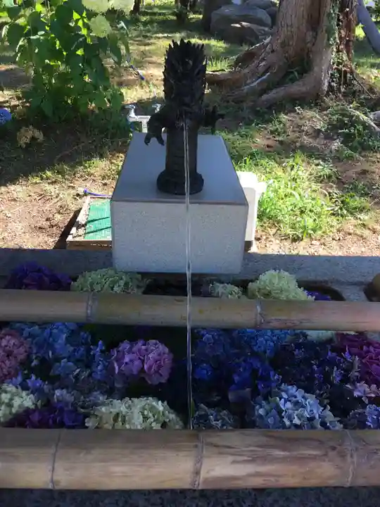 空知神社の手水舎