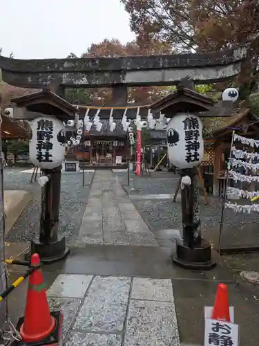 川越熊野神社の鳥居