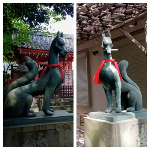 藤神稲荷神社の狛犬