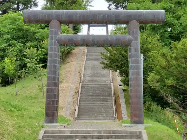 留辺蘂神社の鳥居