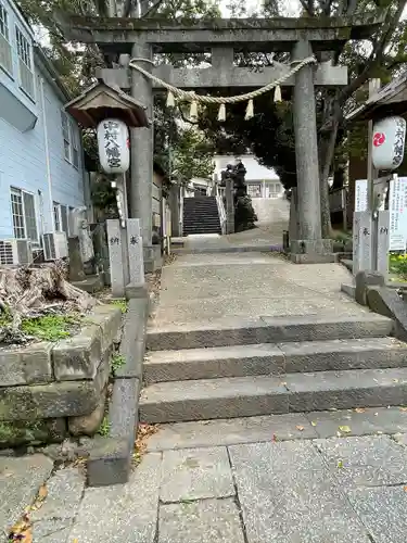 中村八幡宮の鳥居