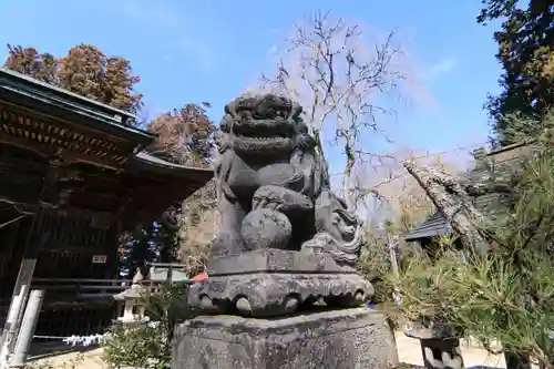 田村神社の狛犬