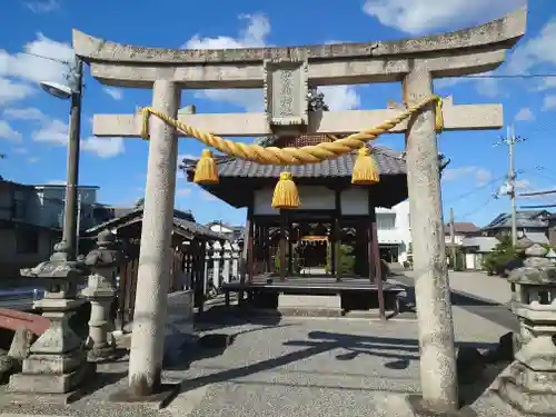 安羅神社の鳥居