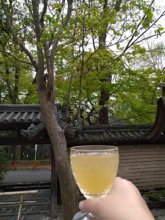 河合神社(鴨川合坐小社宅神社)の食事
