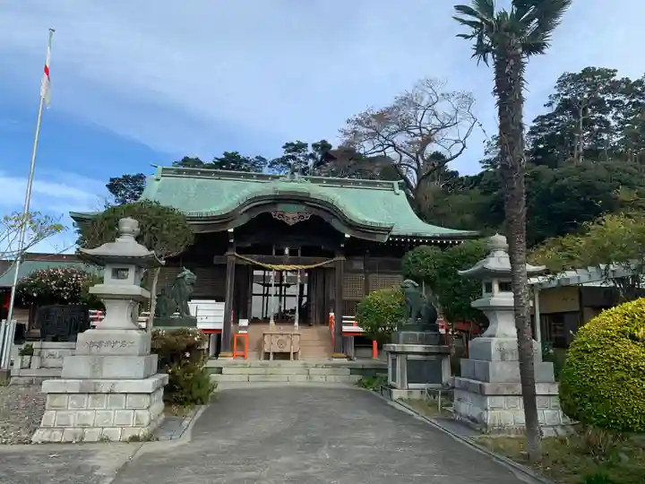 江名諏訪神社の本殿・本堂