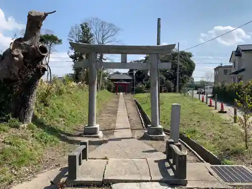 柏原神社の鳥居