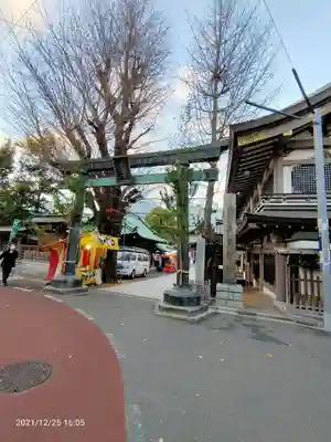 湯島天満宮の鳥居