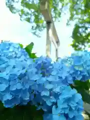 御裳神社の庭園