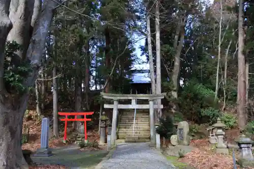 一箕山八幡神社の鳥居