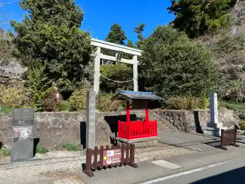 村山浅間神社の鳥居