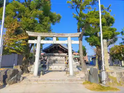 八幡社（花常八幡神社）の鳥居