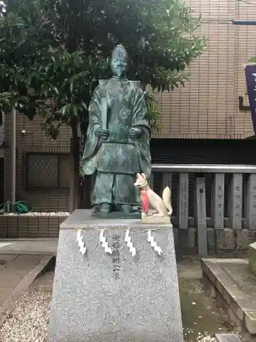 安倍晴明神社の像