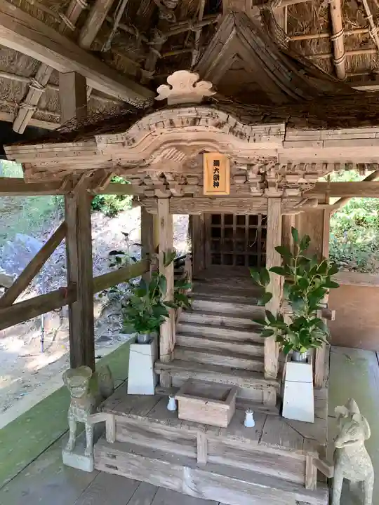 滝宮社の本殿・本堂