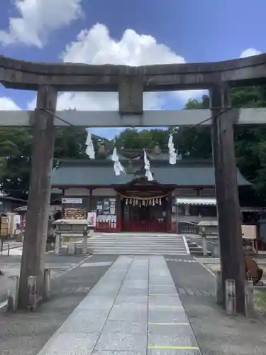 新羅神社の鳥居