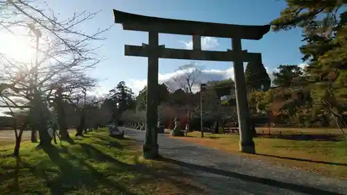 相馬中村神社の鳥居