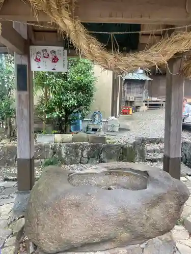 新羽杉山神社の手水舎