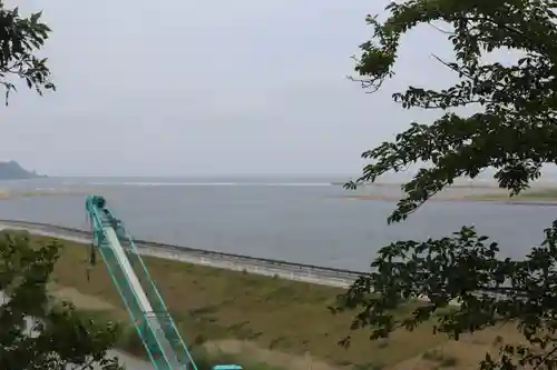 釣石神社の景色