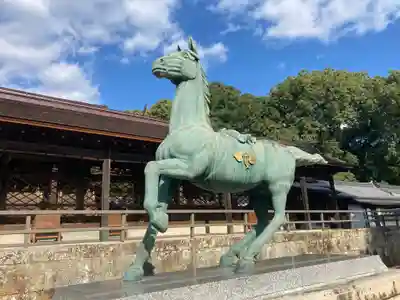 賀茂神社の狛犬