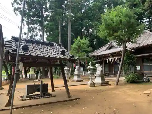 面足神社の手水舎