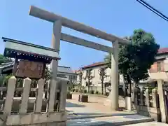 朝日神明社の鳥居