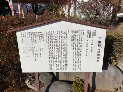 差出磯大嶽山神社 仕事と健康と厄よけの神さまの歴史