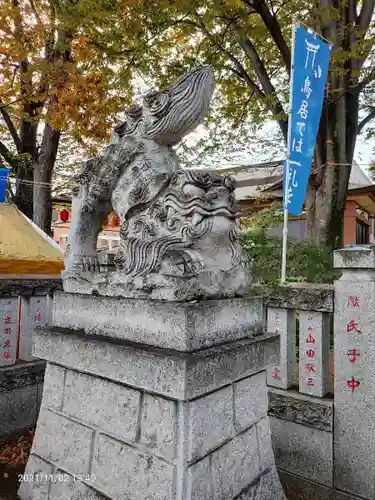 大鳥神社の狛犬