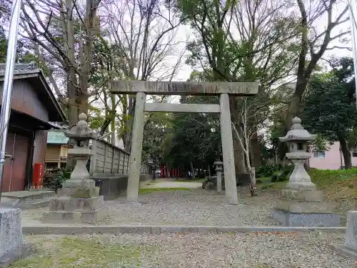 上畠神明社の鳥居