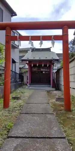 上宿稲荷社の鳥居