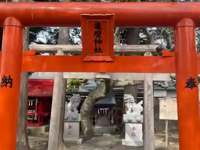 亀麿神社の鳥居