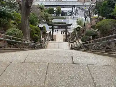 品川神社の景色