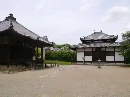 法起寺の庭園
