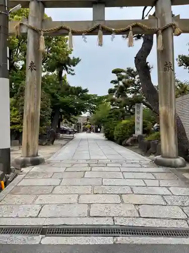 阿部野神社の鳥居