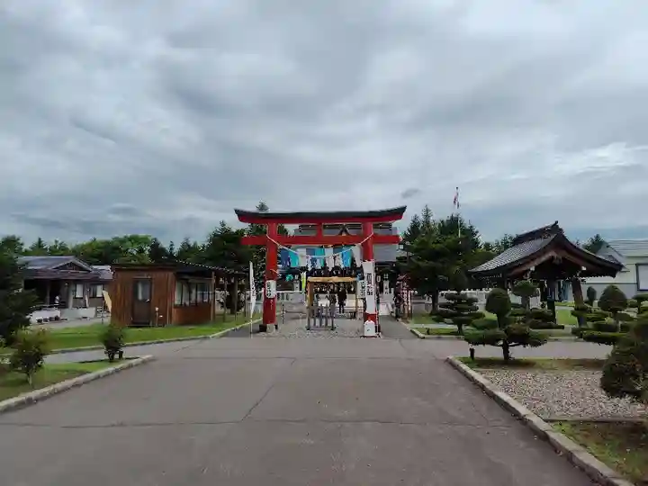 美瑛神社の鳥居