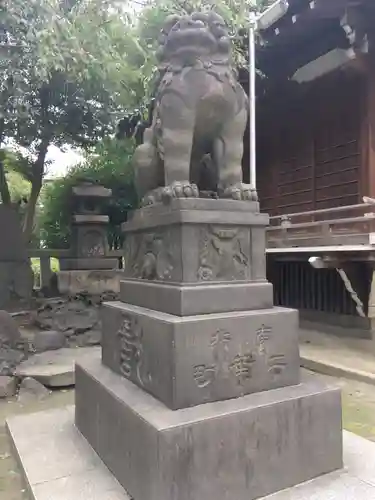 牛嶋神社の狛犬