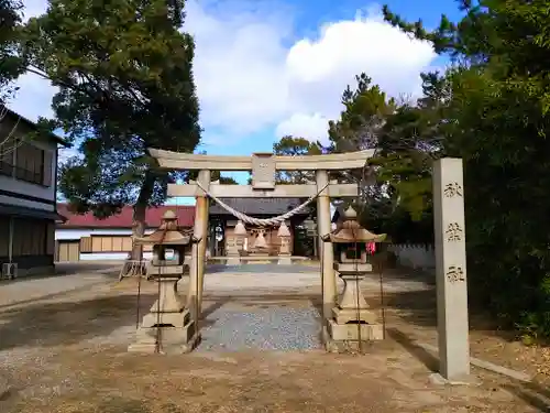 秋葉社の鳥居