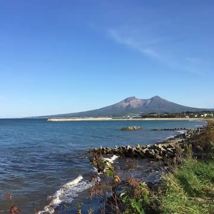 富士見町稲荷神社の景色