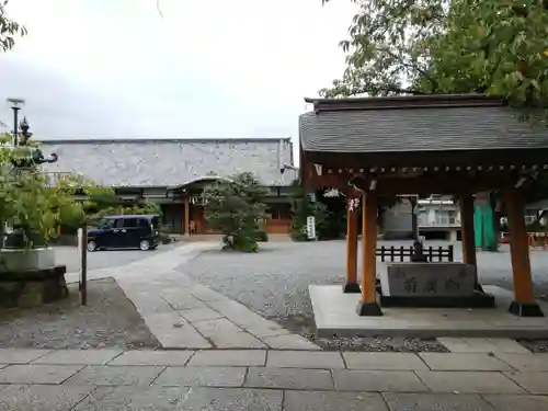 日枝神社の手水