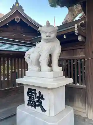 櫛田神社の狛犬