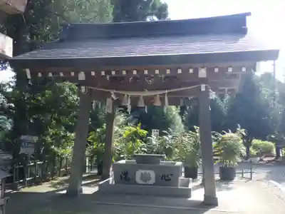 姉倉比賣神社の手水舎