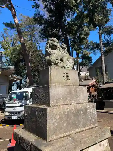 天沼八幡神社の狛犬