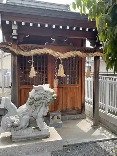 三十八神社の狛犬