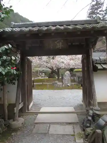 常照皇寺の山門