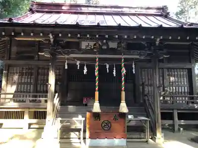 虎柏神社の本殿・本堂