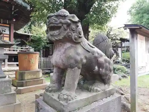 西向天神社の狛犬