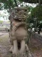 額神社の狛犬