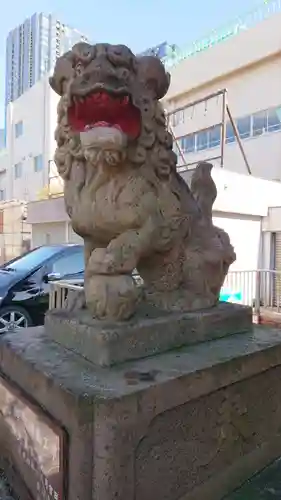 品川貴船神社の狛犬