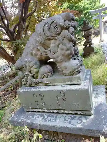 菜洗神社の狛犬