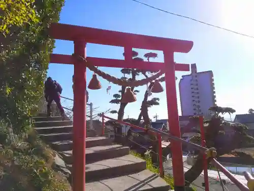 荒熊神社の鳥居