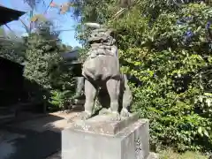 忍　諏訪神社・東照宮　の狛犬