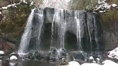 達沢不動滝の周辺